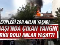 Gölbaşı’nda çıkan yangın yürekleri ağza getirdi