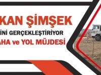 Başkan Şimşek'ten Müjde