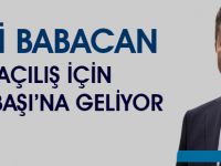 Ali Babacan Gölbaşı'na geliyor