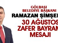 BAŞKAN ŞİMŞEK’TEN 30 AĞUSTOS ZAFER BAYRAMI MESAJI