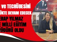 Serap Yılmaz İlçe Milli Eğitim  Müdürü oldu