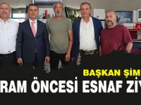 Başkan Şimşek Bayram Öncesi Berber ve Kuaförleri Ziyaret Etti