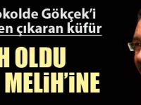 Gökçeke protokolde küfür