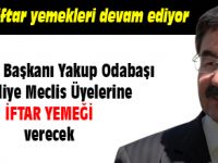 Belediye meclis üyelerine iftar yemeği