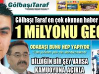 GÖLBAŞI TARAF EN ÇOK OKUNAN HABER SİTESİ OLDU