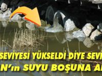 Mogan Gölünün suyu boşuna akıyor