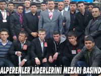 Gölbaşılı Alperenler liderlerini mezarı başında andılar