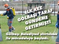 GÖLBAŞI TARAF yazdı sivrisinekle mücadele başladı