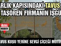 TAVUS KUŞU FİGÜRÜ FİRMANIN İŞGÜZARLIĞI