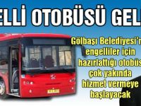 Engelli otobüsü geliyor