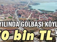 Gölbaşının köylerine 170 bin TLlik yatırım yapıldı