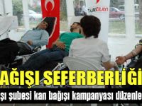 Gölbaşında kan bağışı seferberliği