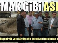 Kaymak gibi asfalt