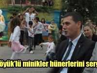 Gökçehöyüklü minikler hünerlerini sergilediler