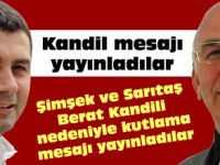 Siyasilerden Berat Kandili mesajı