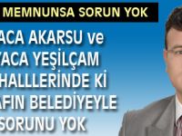 Esnaf memnunsa sorun yok