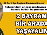 2 BAYRAMI BİR ARADA YAŞAYALIM