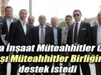 Gölbaşılı müteahhitlerden destek istedi