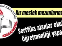 Kız meslek lisesi mezunlarına seminer