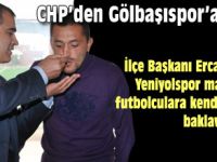 CHPden Gölbaşı spora destek