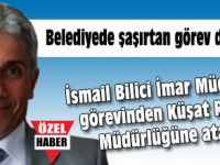 İSMAİL BİLİCİ KÜŞAT RUHSAT MÜDÜRLÜĞÜNE ATANDI