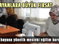 İşsiz bayanlara büyük fırsat