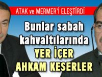 BUNLAR YER İÇER AHKAM KESERLER