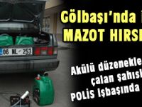 İlginç mazot hırsızlığı