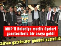 MHPli üyeler gazetecilerle bir araya geldi