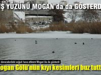 Kış yüzünü Moganda da gösterdi