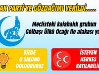 GÖZDAĞIMI VERİYORLAR