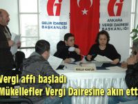 Vergi affı başladı