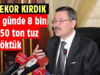 Gökçek Rekor kırdık