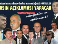 Ak Partililer basın açıklaması yapacak