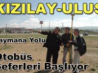 KIZILAY-ULUS Haymana Yolu Seferleri Başlıyor