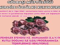 Lalezar Kız Kuran Kursu Kutlu Doğum Haftası Programı Düzenledi