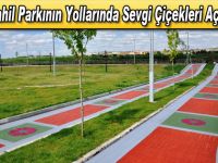 Sahil Parkının Yollarında Sevgi Çiçekleri Açtı